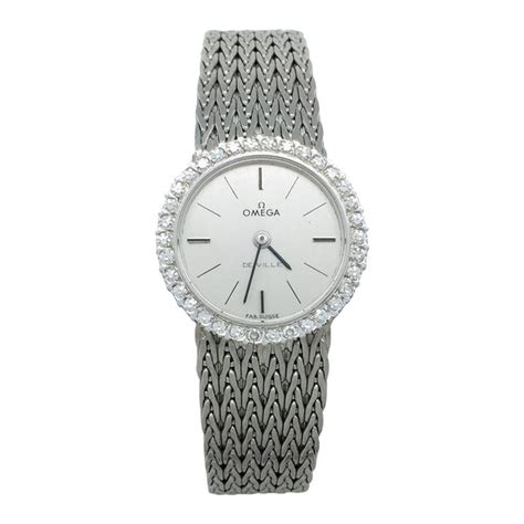 omega deville diamond watch|omega watch de ville price.